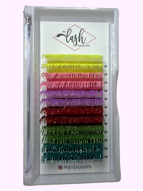 COLOR GLITTER LASHES